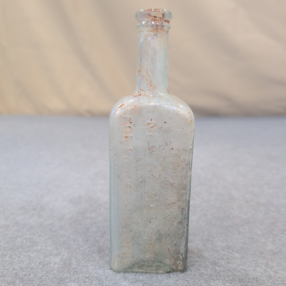Dr Kings New Discovery For Coughs and Colds Antique Glass Bottle HE Bucklen & Co - Picture 2 of 7